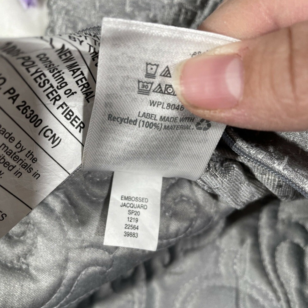 NIB [ 1 Standard ] Quilt Sham‎ for Hotel Collection Classic Embossed Jacquard - Picture 9 of 12
